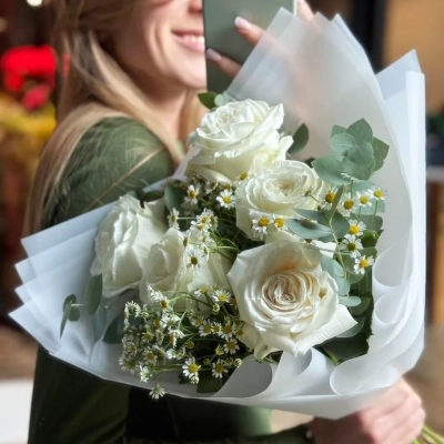 Дуо-букет "Хорошей девочке" Дуо-букет "Хорошей девочке"