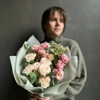 Трио-букет "Нам с тобой будет хорошо" Трио-букет "Нам с тобой будет хорошо"