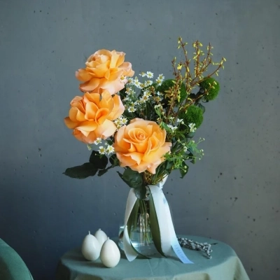 Авторский букет "Цветущая поляна" Авторский букет "Цветущая поляна"