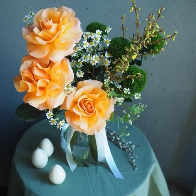 Авторский букет "Цветущая поляна" Авторский букет "Цветущая поляна"