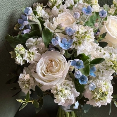 Букет невесты "Морская симфония" Букет невесты "Морская симфония"